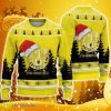 SpVgg Bayreuth 1921 eV Ugly Christmas Sweater Logo Santa Hat 3D Ugly Christmas Sweater Gift For Fans - SpVgg Bayreuth 1921 eV Ugly Christmas Sweater Logo Santa Hat 3D Ugly Christmas Sweater Gift For Fans