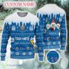 St Johnstone FC Custom Name Logo 3D Ugly Sweater New Gift For Fans - St Johnstone FC Custom Name Logo 3D Ugly Sweater New Gift For Fans