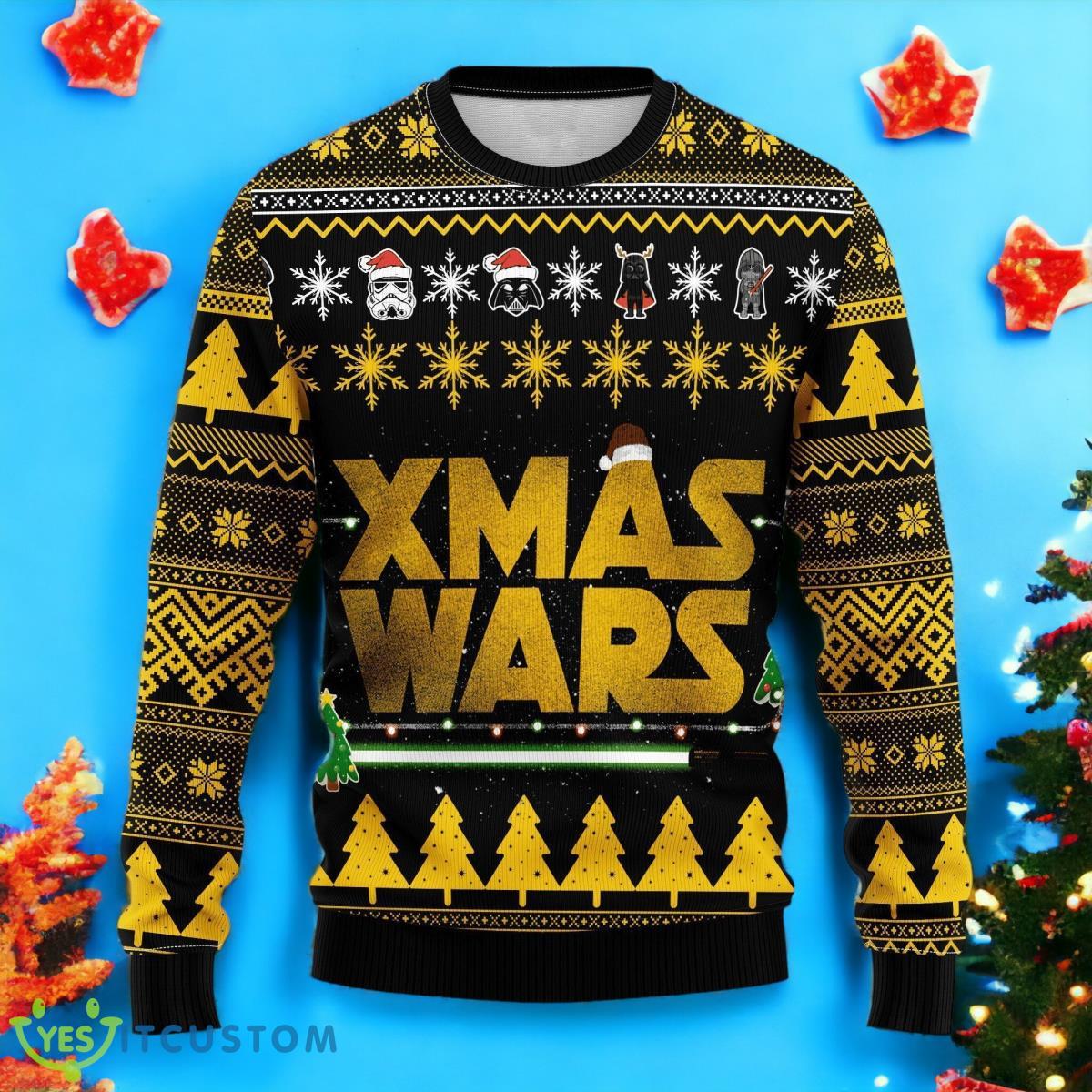 Star Wars Xmas Wars Christmas Ugly Sweater 3 Star Wars Xmas Wars Christmas Ugly Sweater Product Photo 1