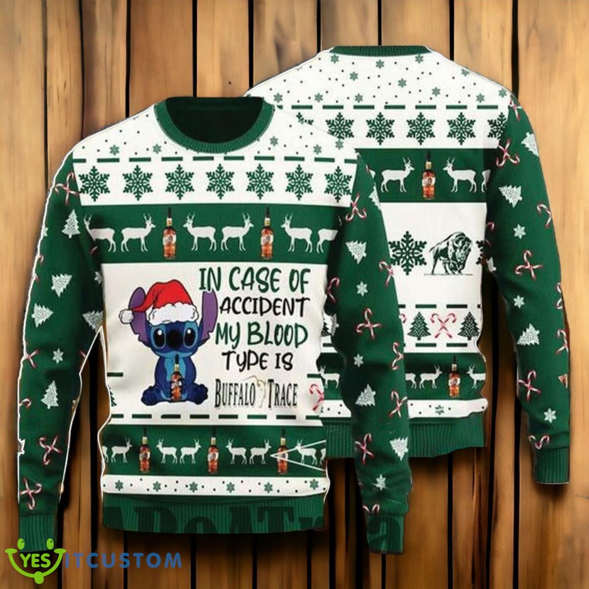 Stitch X Buffalo Trace Ugly Christmas Sweater 3 Stitch X Buffalo Trace Ugly Christmas Sweater Product Photo 1