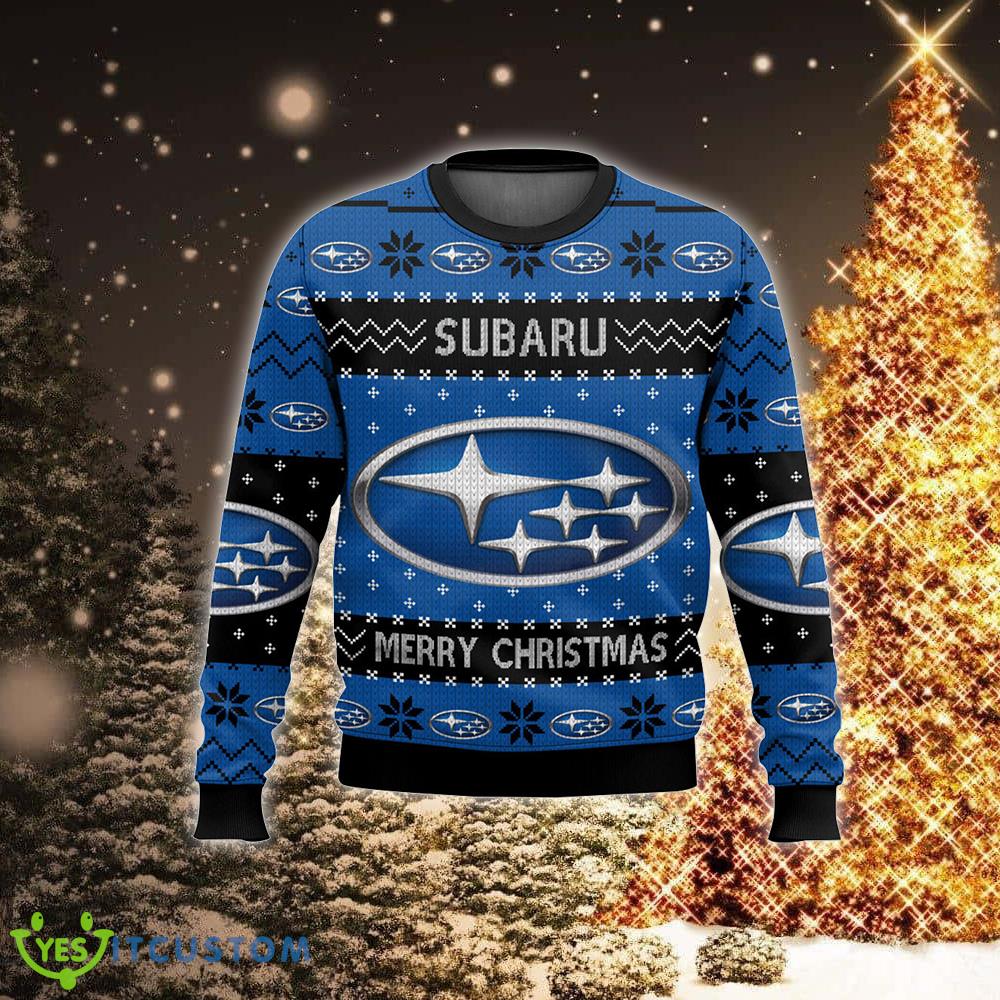 Subaru ugly christmas sweater