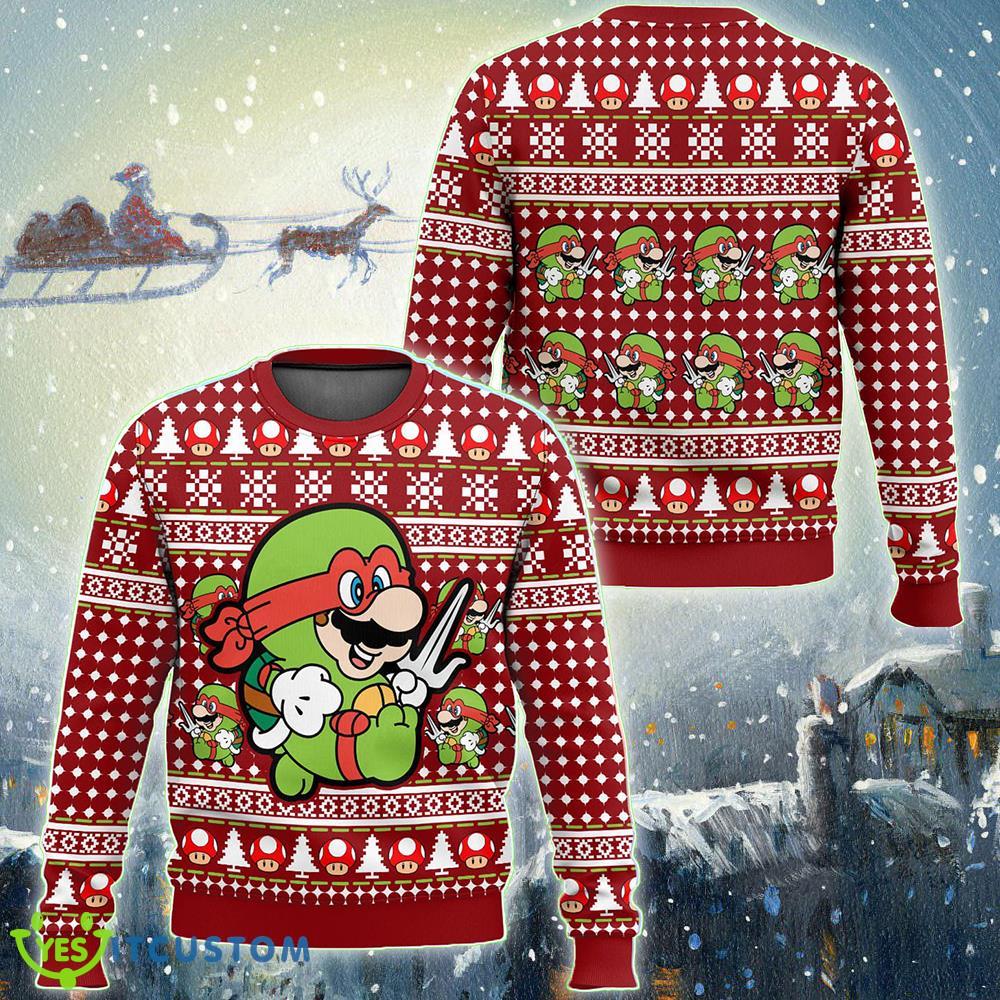 Super Raph Bro Mario New Ugly Christmas 3D Sweater For Men And Women 3 Super Raph Bro Mario New Ugly Christmas 3D Sweater For Men And Women - Super Raph Bro Mario New Ugly Christmas 3D Sweater For Men And Women