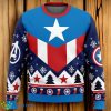 Superhero Ugly Christmas Sweater, US Captian Hero Sweatshirt Product Photo 1