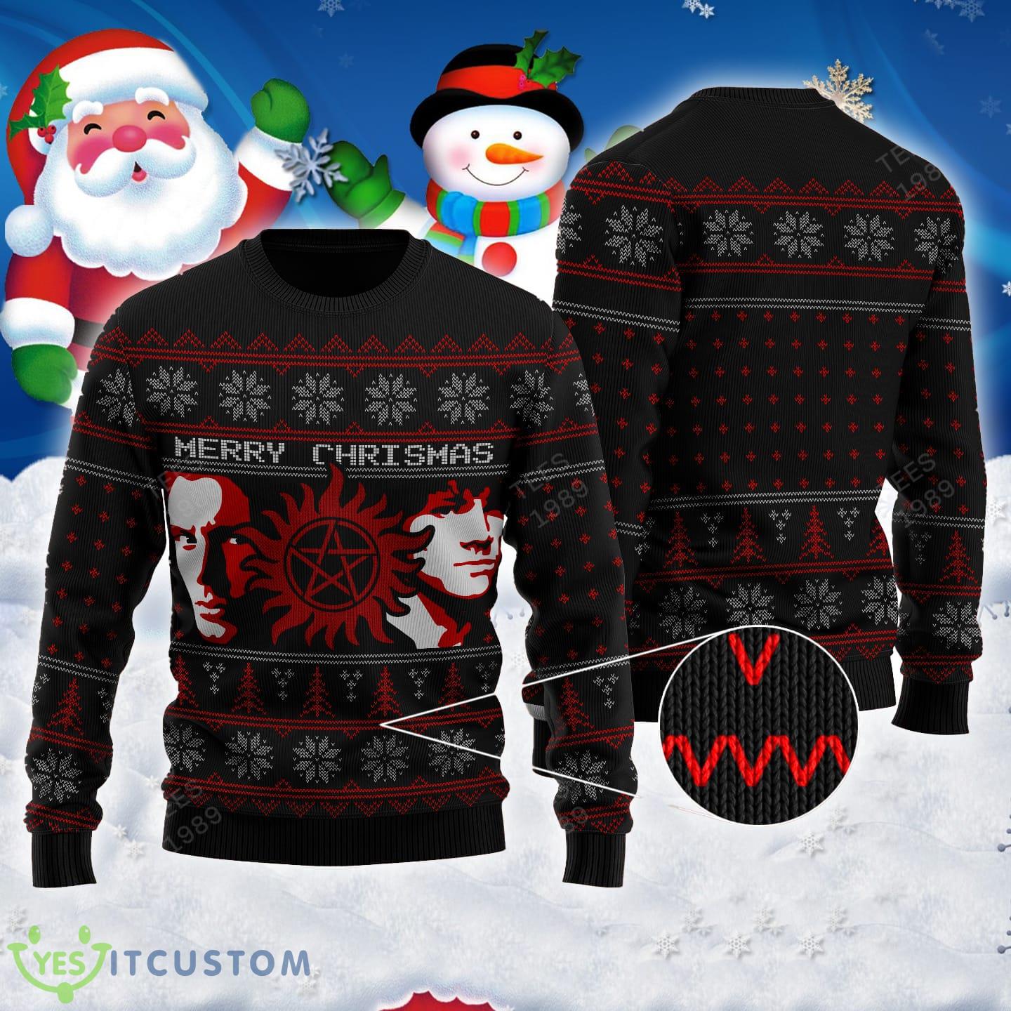 Supernatural Ugly Sweater Gift For Christmas 3 Supernatural Ugly Sweater Gift For Christmas - Supernatural Ugly Sweater Gift For Christmas