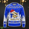 Suzuki Blue Ugly Christmas Sweater Car Lovers Santa Hat Tree Christmas For Fans Gift - Suzuki Blue Ugly Christmas Sweater_2