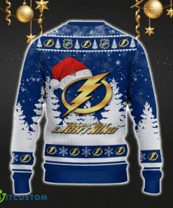 Tampa Bay Lightning Ugly Christmas Sweater Snowflakes Santa Hat Logo For Men And Women Gift Christmas 3 Tampa Bay Lightning Ugly Christmas Sweater Snowflakes Santa Hat Logo For Men And Women Gift Christmas - Tampa Bay Lightning Ugly Christmas Sweater_3