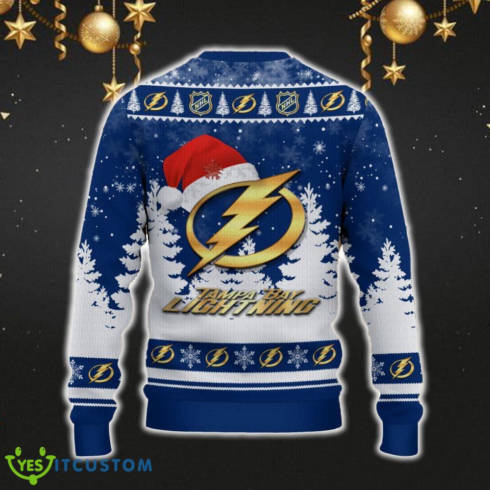 Tampa Bay Lightning Ugly Christmas Sweater Snowflakes Santa Hat Logo For Men And Women Gift Christmas 6 Tampa Bay Lightning Ugly Christmas Sweater Snowflakes Santa Hat Logo For Men And Women Gift Christmas - Tampa Bay Lightning Ugly Christmas Sweater_3