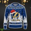 Tampa Bay Lightning Ugly Christmas Sweater Snowflakes Santa Hat Logo For Men And Women Gift Christmas - Tampa Bay Lightning Ugly Christmas Sweater_2