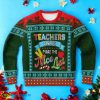 Teachers Xmas Educator Ugly Christmas 3D Sweater Product Photo 1