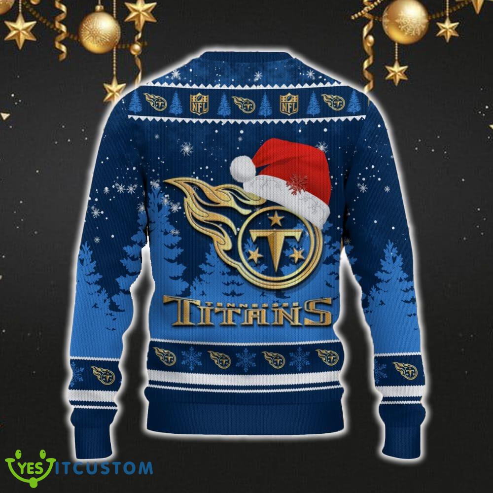 Tennessee Titans Ugly Christmas Sweater Snowflakes Santa Hat Logo For Men And Women Gift Christmas 6 Tennessee Titans Ugly Christmas Sweater Snowflakes Santa Hat Logo For Men And Women Gift Christmas - Tennessee Titans Ugly Christmas Sweater_3