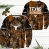 Texas Longhorns Camo Hunting Perfect Gift Ugly Sweatshirt Christmas Product Photo 1