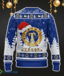 Texas Rangers Ugly Christmas Sweater Snowflakes Santa Hat Logo For Men And Women Gift Christmas 3 Texas Rangers Ugly Christmas Sweater Snowflakes Santa Hat Logo For Men And Women Gift Christmas - Texas Rangers Ugly Christmas Sweater_3