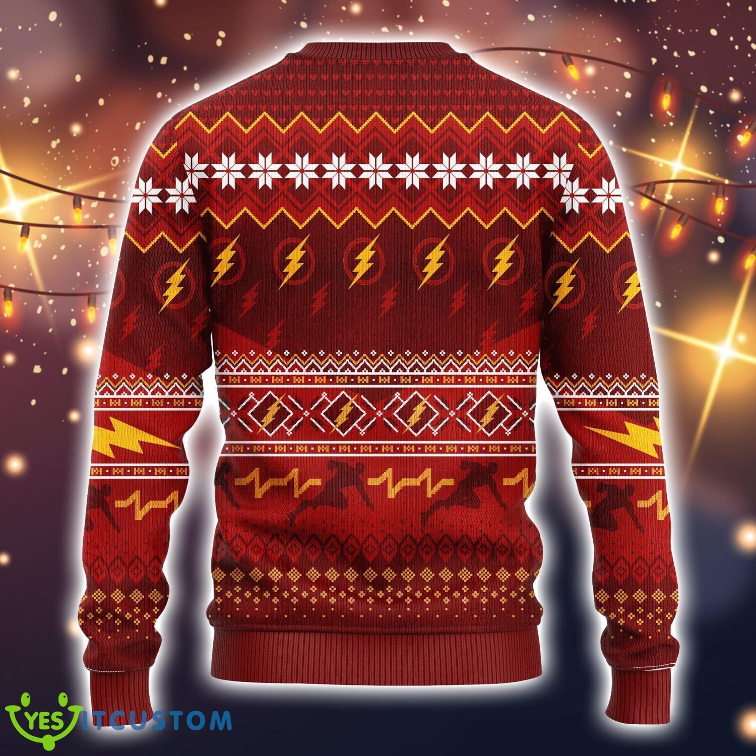 The Flash Ugly Christmas Sweater Amazing Gift Idea Christmas Party Gift 6 The Flash Ugly Christmas Sweater Amazing Gift Idea Christmas Party Gift Product Photo 2