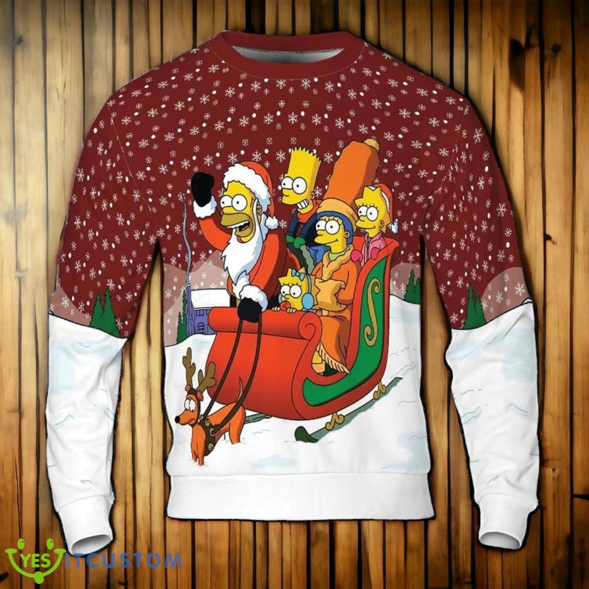The Simpsons Christmas 3D Sweater 3 The Simpsons Christmas 3D Sweater Product Photo 1