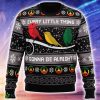 Three Little Birds Bob Marley Ugly Christmas 3D Sweater Gift For Fans - Three Little Birds Bob Marley Ugly Christmas Sweater_1