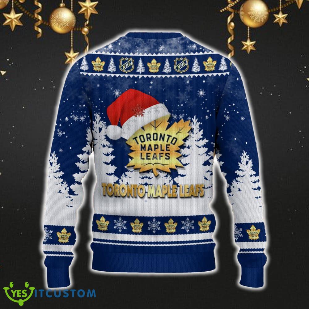 Toronto Maple Leafs Ugly Christmas Sweater Snowflakes Santa Hat Logo For Men And Women Gift Christmas 6 Toronto Maple Leafs Ugly Christmas Sweater Snowflakes Santa Hat Logo For Men And Women Gift Christmas - Toronto Maple Leafs Ugly Christmas Sweater_3