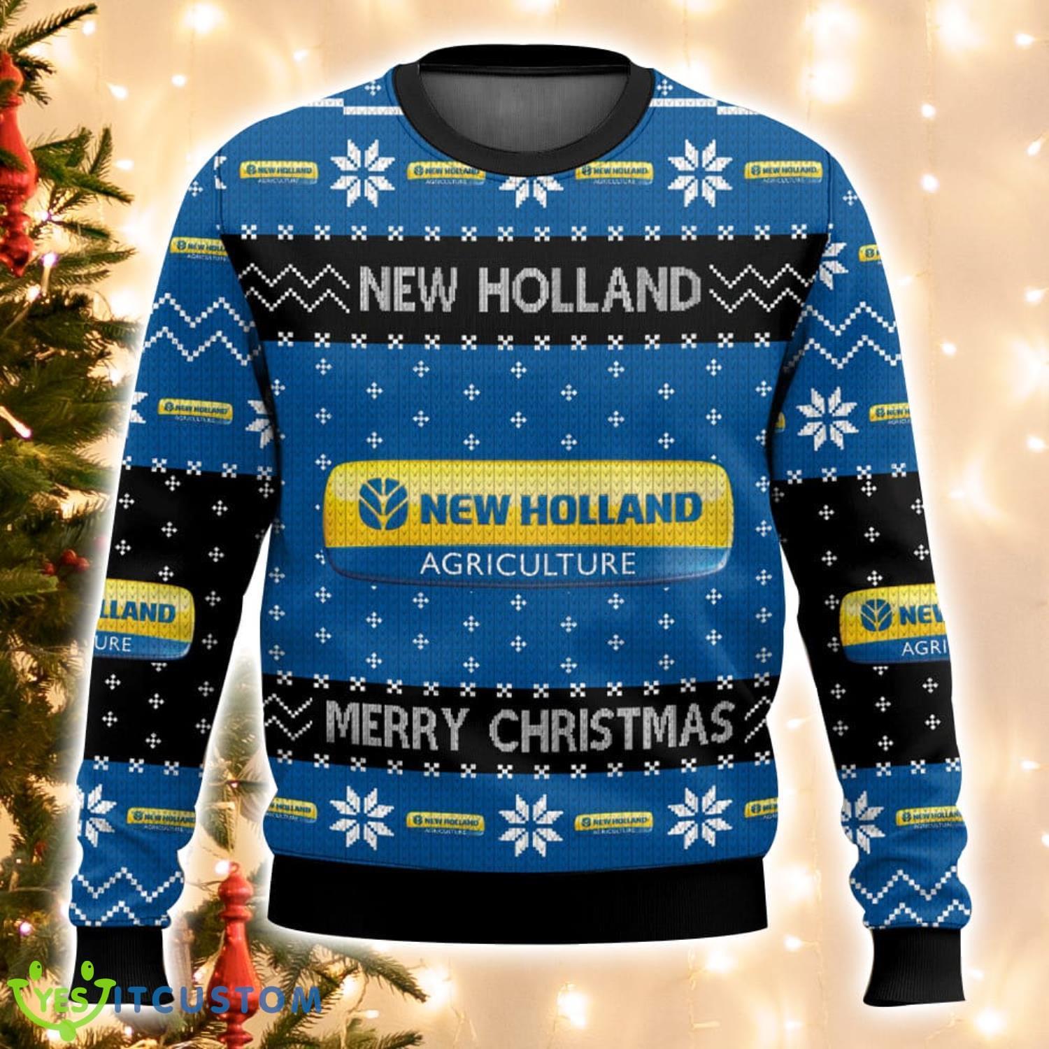 Tractor New Holland Ugly Christmas Sweater Xmas Christmas Gift 5 Tractor New Holland Ugly Christmas Sweater Xmas Christmas Gift Product Photo 1