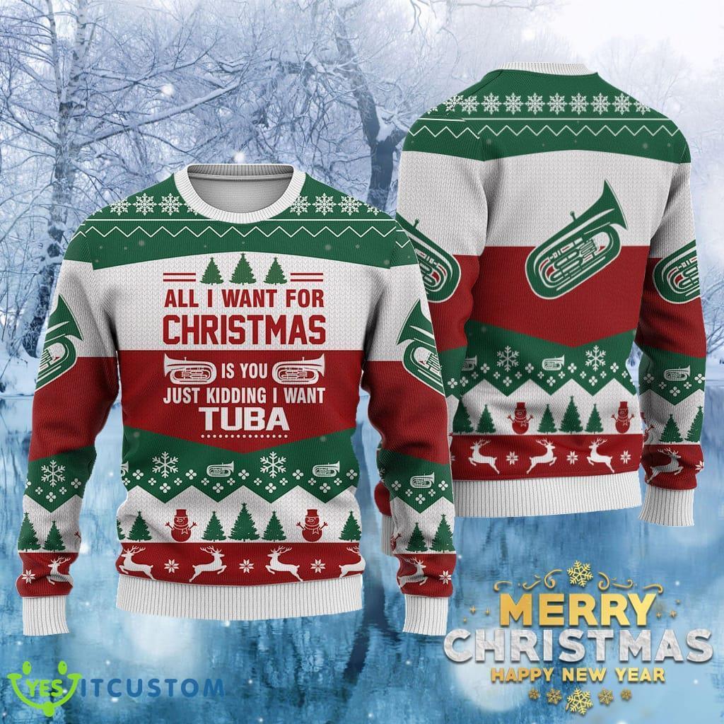 Tuba All I Want For Christmas Ugly Christmas 3 Tuba All I Want For Christmas Ugly Christmas Product Photo 1