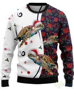 Turtle Christmas Light Ugly Christmas Sweater Product Photo 1