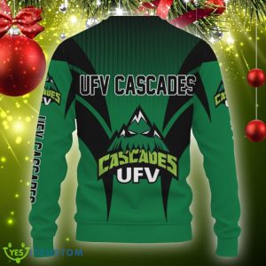 UFV Cascades Football American Day Sport Teams Champion Knitted Xmas Sweater Gift Holidays - UFV Cascades Football American Day, Sport Teams Champion 3D Shirt-3D Sweatshirt_4