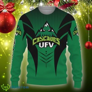 UFV Cascades Football American Day Sport Teams Champion Knitted Xmas Sweater Gift Holidays - UFV Cascades Football American Day, Sport Teams Champion 3D Shirt-3D Sweatshirt_3