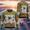 US Air Force B-2 Spirit Aircraft B2 Ugly Christmas Sweater Design Brown - US Air Force B-2 Spirit Aircraft B2 Ugly Christmas Sweater Design Brown