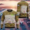 US Air Force Boeing E-4B Aircraft E4B Ugly Christmas 3D Sweater Style Brown - US Air Force Boeing E-4B Aircraft E4B Ugly Christmas 3D Sweater Style Brown