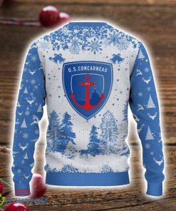 US Concarneau 3D Sweater Pine Trees Pattern Ugly Christmas Sweater For Big Fans 5 US Concarneau 3D Sweater Pine Trees Pattern Ugly Christmas Sweater For Big Fans Product Photo 3