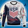 US Soccer Team Christmas Gift Ugly Sweater 3D All Over printed Product Photo 1