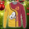 USC Trojans Snoopy Sports Football Ugly Xmas Sweater Gift Holidays - USC Trojans Snoopy Sports Football Shirt-3D Sweatshirt_3