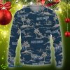 Utah State Aggies Aloha Hawaii Beach Knitted Christmas 3D Sweater Gift Holidays - Utah State Aggies Hawaiian Aloha Hawaii Beach-3D Sweatshirt_3