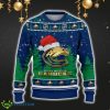 Vancouver Canucks Ugly Christmas Sweater Snowflakes Santa Hat Logo For Men And Women Gift Christmas - Vancouver Canucks Ugly Christmas Sweater_2