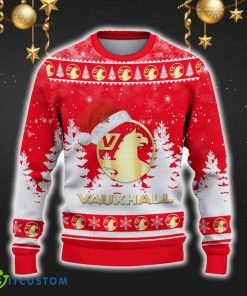 Vauxhall Ugly Christmas Sweater Car Lovers Santa Hat Tree Christmas For Fans Gift - Vauxhall Ugly Christmas Sweater_2