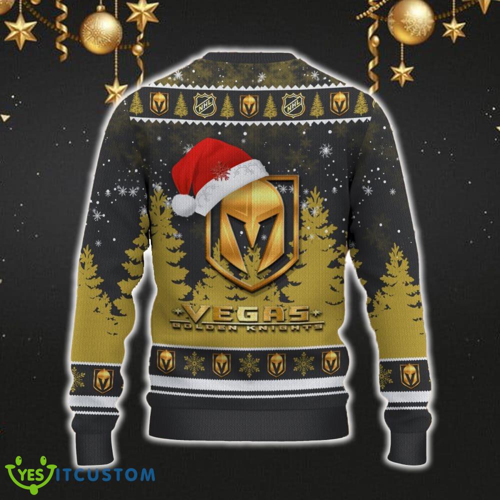 Vegas Golden Knights Ugly Christmas Sweater Snowflakes Santa Hat Logo For Men And Women Gift Christmas 6 Vegas Golden Knights Ugly Christmas Sweater Snowflakes Santa Hat Logo For Men And Women Gift Christmas - Vegas Golden Knights Ugly Christmas Sweater_3