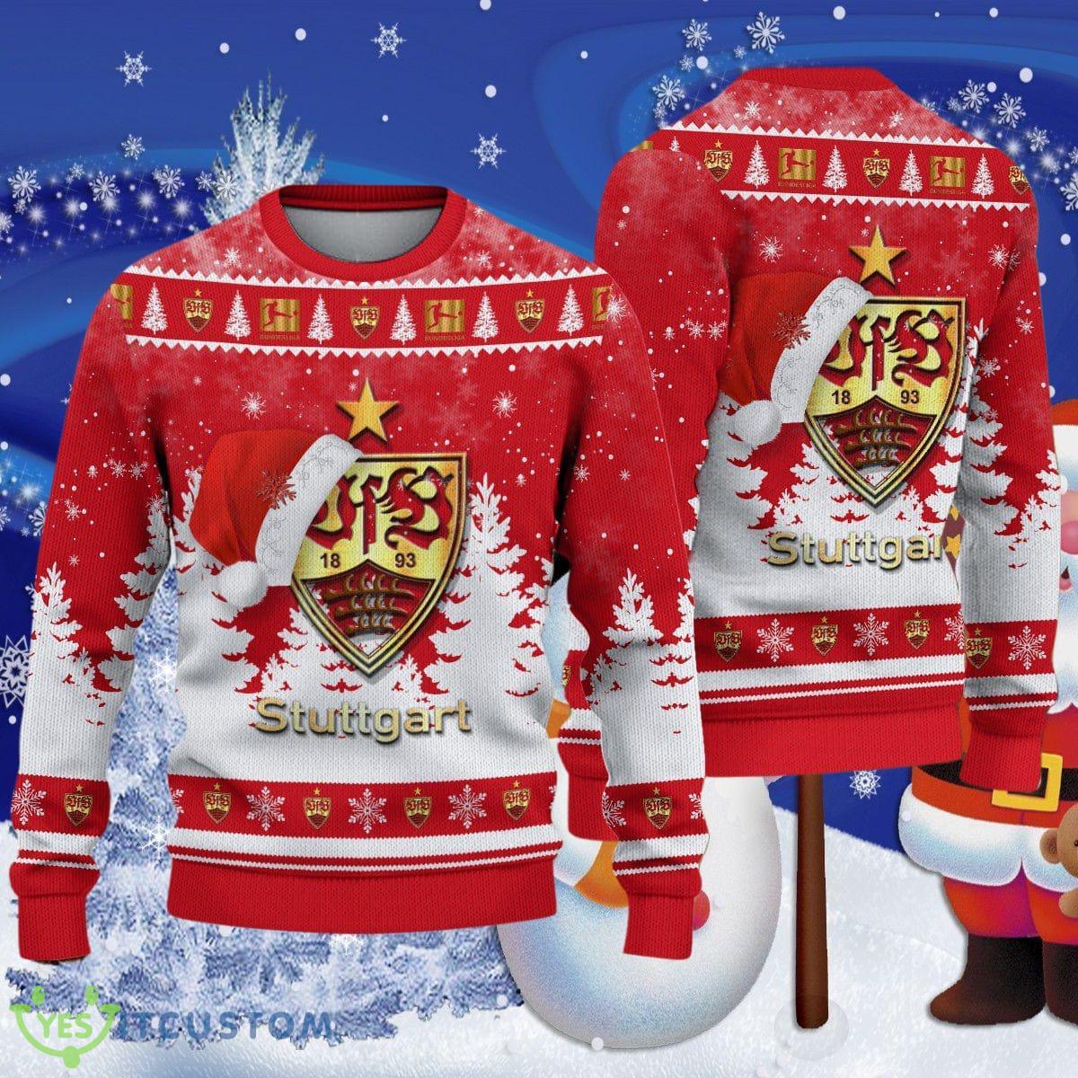 VfB Stuttgart Ugly Christmas Sweater Best Gift For Men And Women 7 VfB Stuttgart Ugly Christmas Sweater Best Gift For Men And Women Product Photo 1