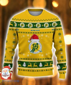 VHK ROBE Vsetín Logo Santa Hat 3D Ugly Christmas Sweater Christmas Holiday Gift For Men And Women 4 VHK ROBE Vsetín Logo Santa Hat 3D Ugly Christmas Sweater Christmas Holiday Gift For Men And Women Product Photo 2
