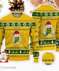 VHK ROBE Vsetín Logo Santa Hat 3D Ugly Christmas Sweater Christmas Holiday Gift For Men And Women Product Photo 1