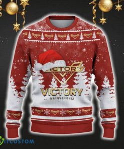 Victory Motorcycles Ugly Christmas Sweater Car Lovers Santa Hat Tree Christmas For Fans Gift - Victory Motorcycles Ugly Christmas Sweater_2