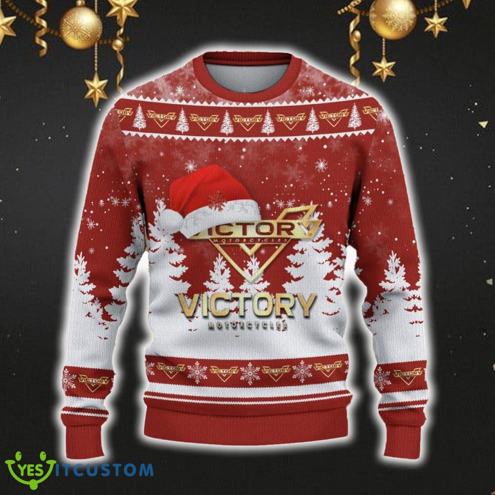 Victory Motorcycles Ugly Christmas Sweater Car Lovers Santa Hat Tree Christmas For Fans Gift 5 Victory Motorcycles Ugly Christmas Sweater Car Lovers Santa Hat Tree Christmas For Fans Gift - Victory Motorcycles Ugly Christmas Sweater_2