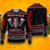 Viking Valhalla Ugly Knitted Christmas 3D Sweater Product Photo 1