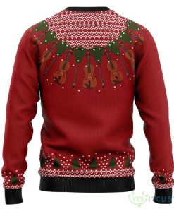 Violin Lover Ugly Christmas Sweater Product Photo 2