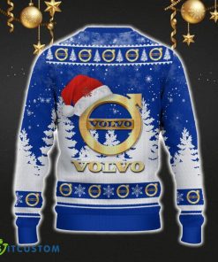 Volvo Ugly Christmas Sweater Car Lovers Santa Hat Tree Christmas For Fans Gift - Volvo Ugly Christmas Sweater_3