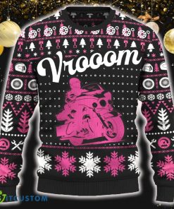 Vrooom Electra Glide Motorcross Ugly Christmas 3D Sweater New Gift For Fans - Vrooom Electra Glide Ugly Christmas Sweater_ 1