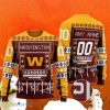 Washington Commanders Personalized Name And Number Ugly Christmas Sweaters Unique Gift Product Photo 1