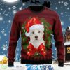 Welsh Highland Terrier Wreath Ugly Christmas Sweaters Special Gift For Loved Ones Product Photo 1