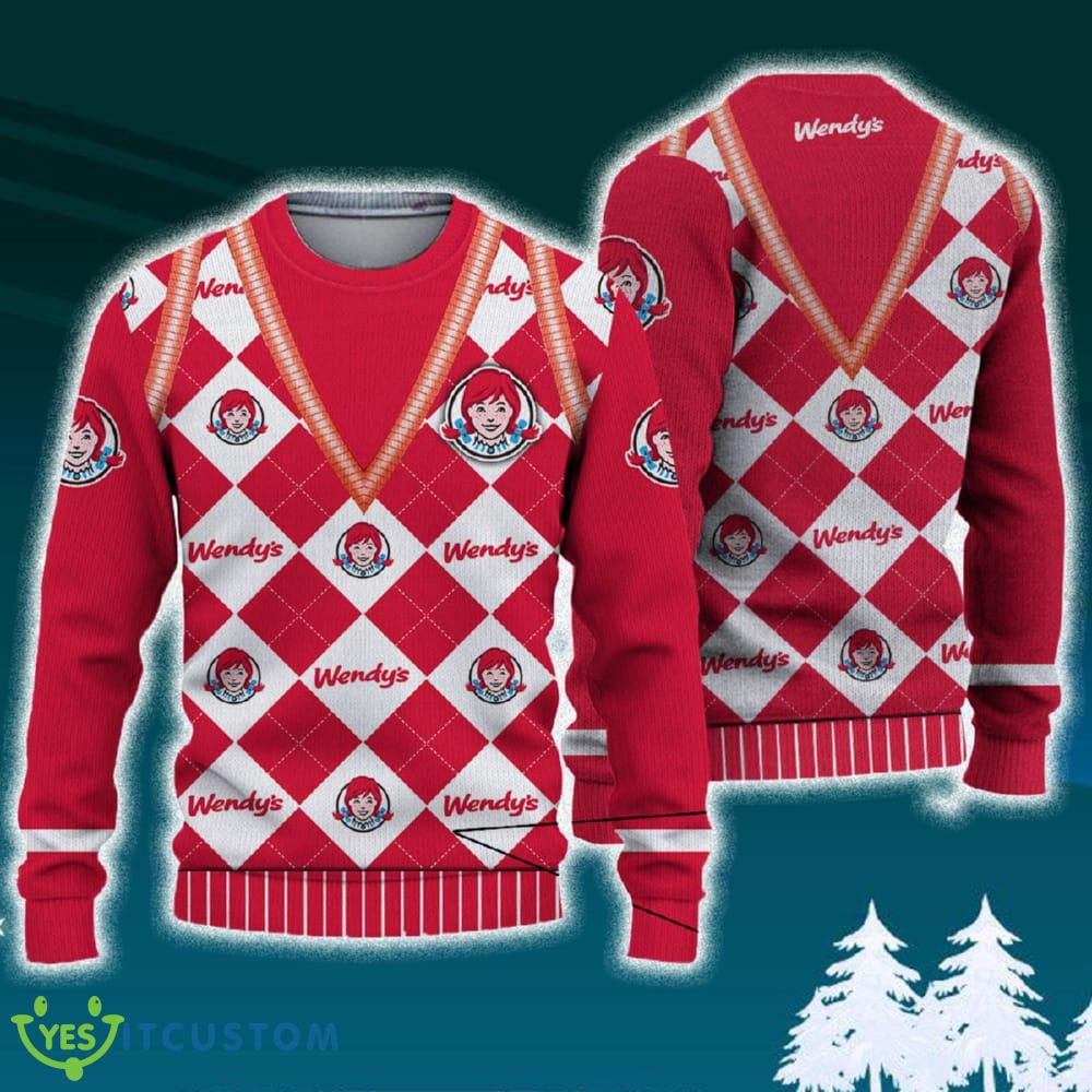 wendy's Brands Logo 3D Sweater For Men And Women 3 wendys brands logo 3d sweater for men and women