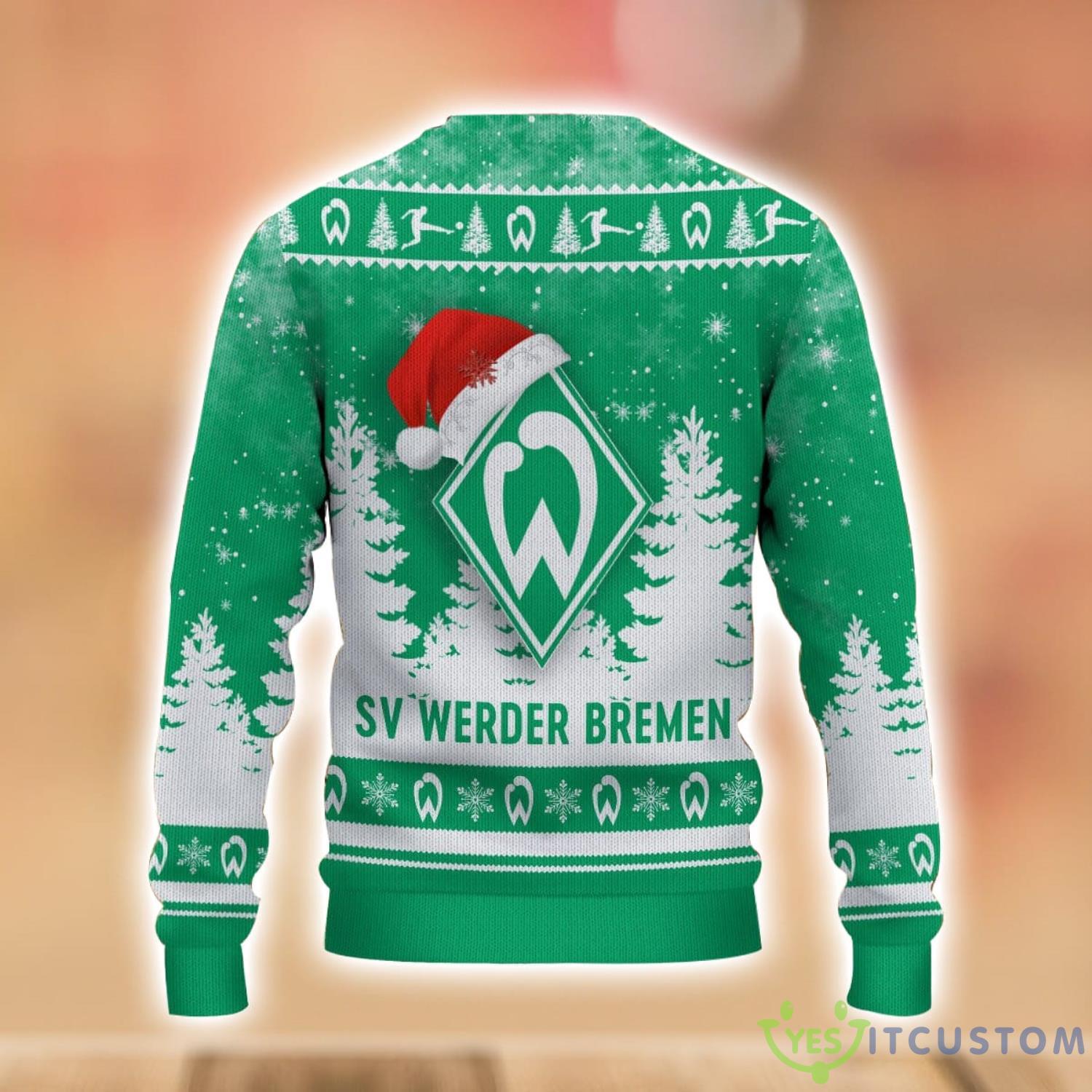 Werder Bremen Christmas Sweater For Men And Women Ugly Sweater 3 Werder Bremen Christmas Sweater For Men And Women Ugly Sweater Product Photo 3
