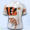 White Cincinnati Bengals Sport Polo Shirt For Fans Product Photo 1