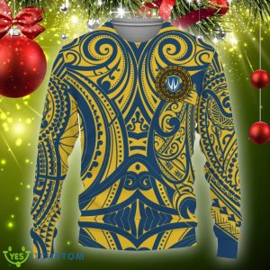 Windsor Lancers Polynesian Tattoo Mix Team Knitted Christmas 3D Sweater Gift Holidays - Windsor Lancers Polynesian Tattoo Mix Team-3D Sweatshirt_3