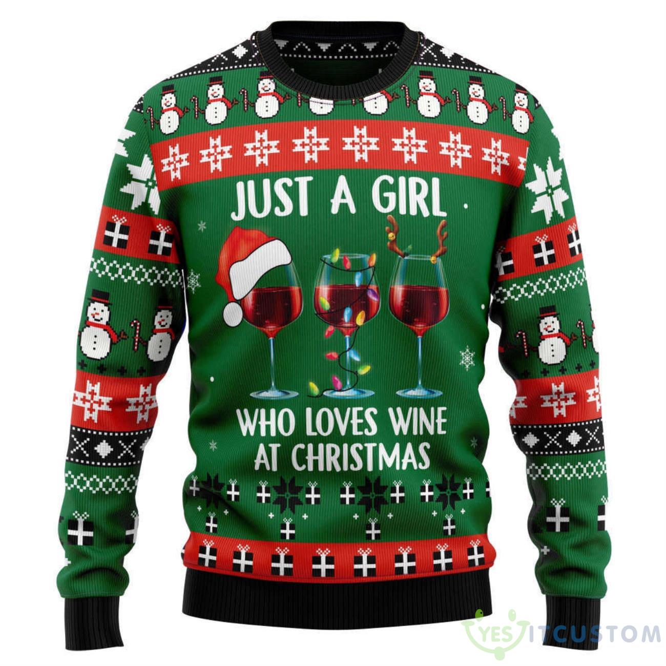 Wine Xmas Ugly Christmas Sweater 5 Wine Xmas Ugly Christmas Sweater Product Photo 1